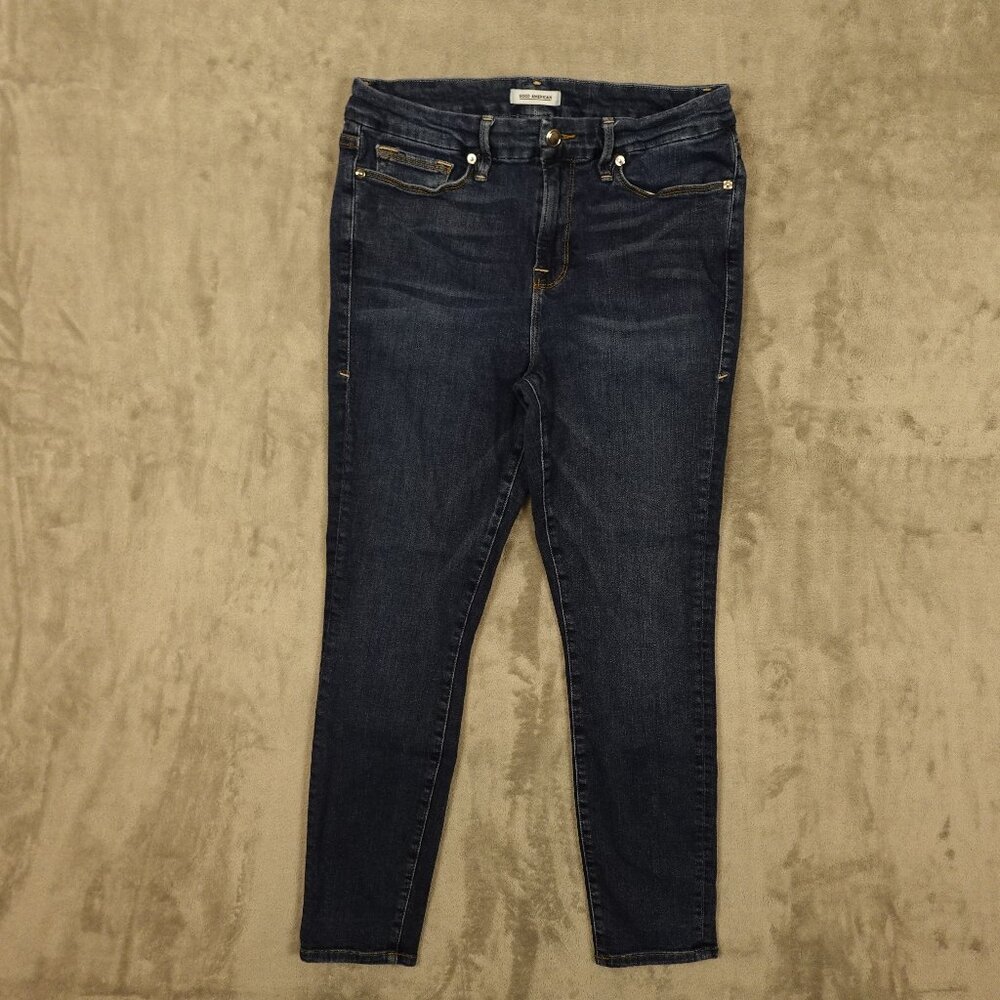 Good American‎ jeans Good Legs skinny women's 14 blue denim stretchy